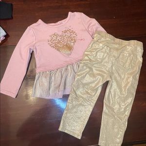 Baby girl bottom and top set